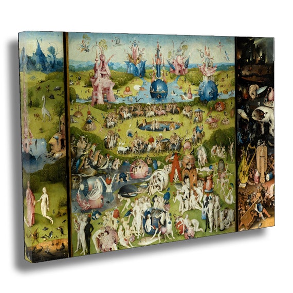 Hieronymus Bosch Der Garten Der Luste Box Leinwand Druck Etsy