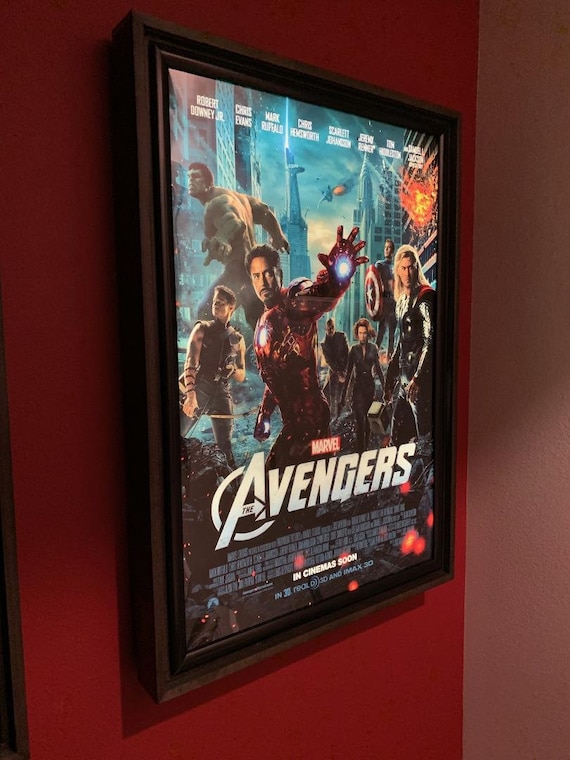 Large Frame Movie Poster Led Light box Display Frame Cinema Light