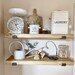 SCAFFOLD BOARD style SHELF, chunky shelves, Rustic wooden chunky shelf