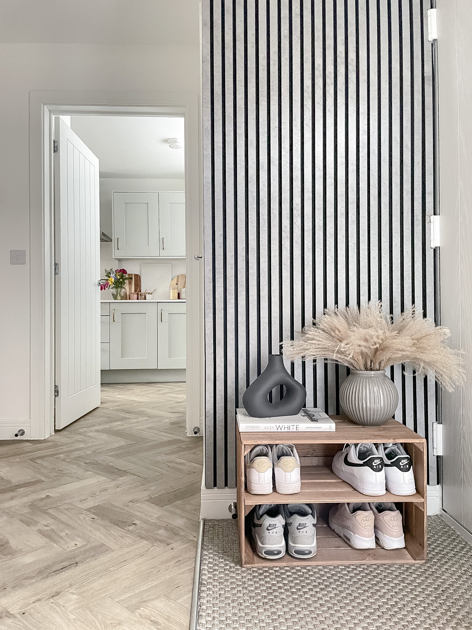 Shoe Rack EXTRA DEPTH Wooden, Rustic, Handmade, Vintage Style, Shoe