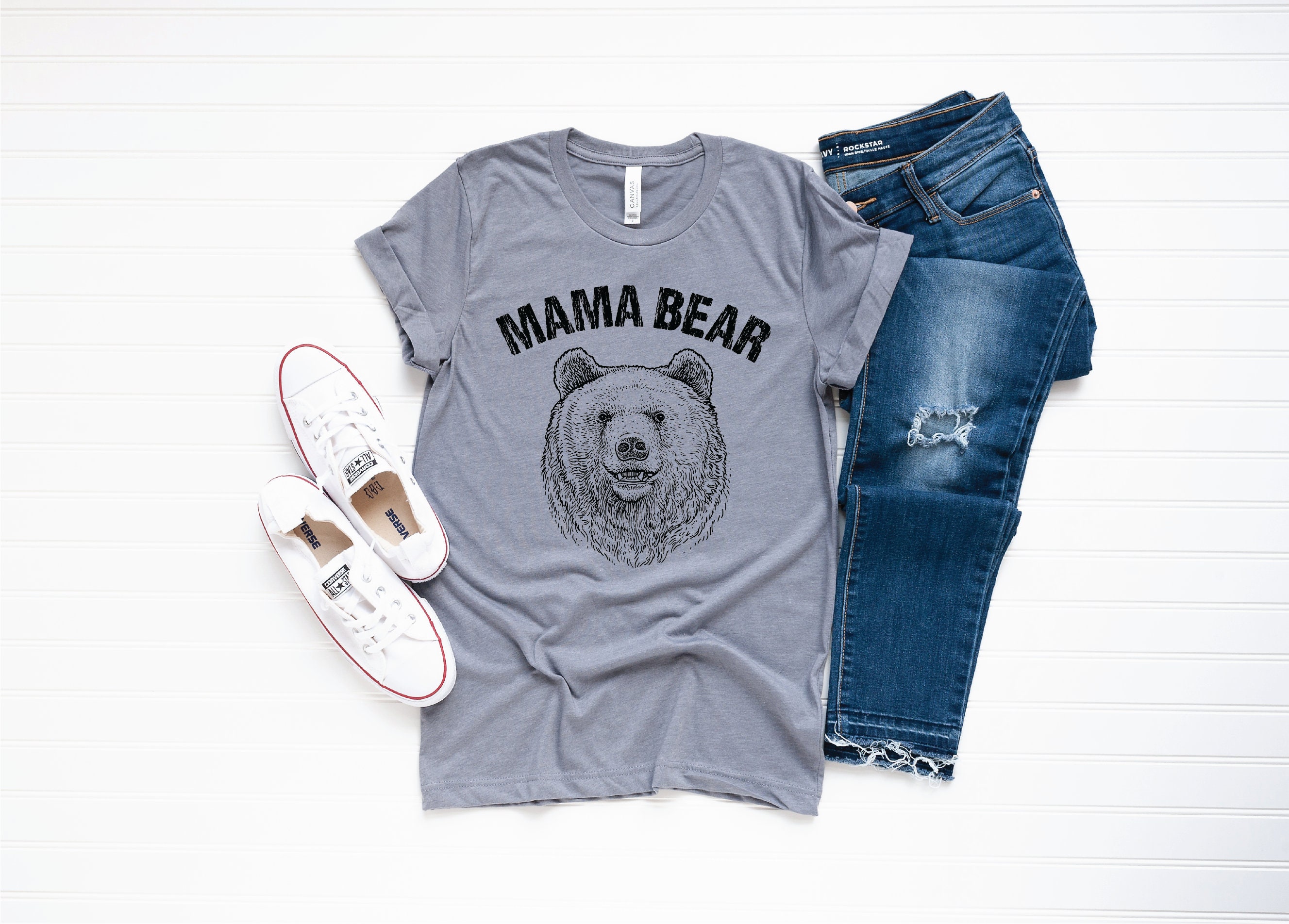 Mama Bear Shirt Mom Shirts Mom Life Shirt Bear Shirt Mama | Etsy