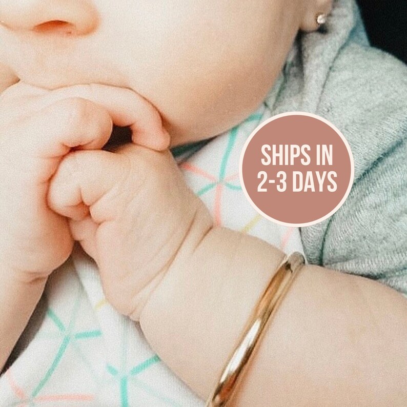 Engraved Gold Baby Bracelet for Girls Baptism Christening Etsy UK