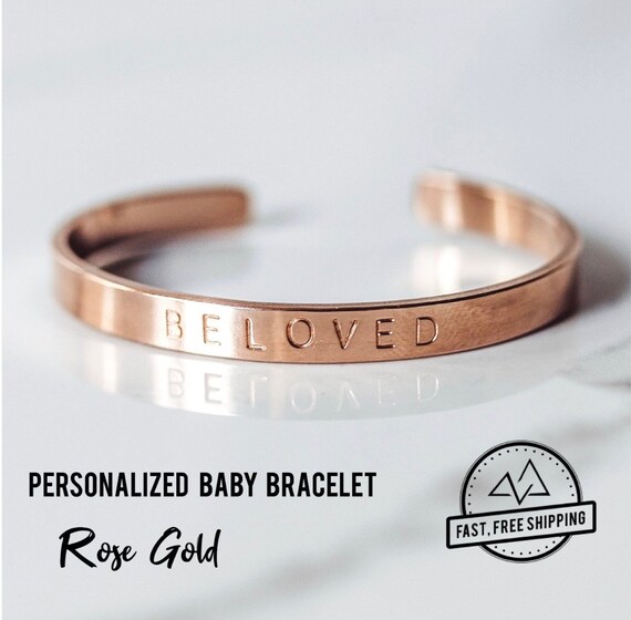 personalised baby bangle