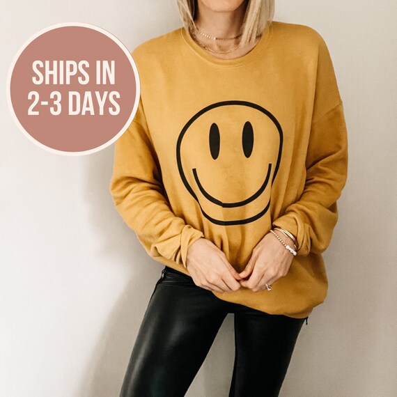 Oversized Crew Neck Sweatshirt - Etsy 