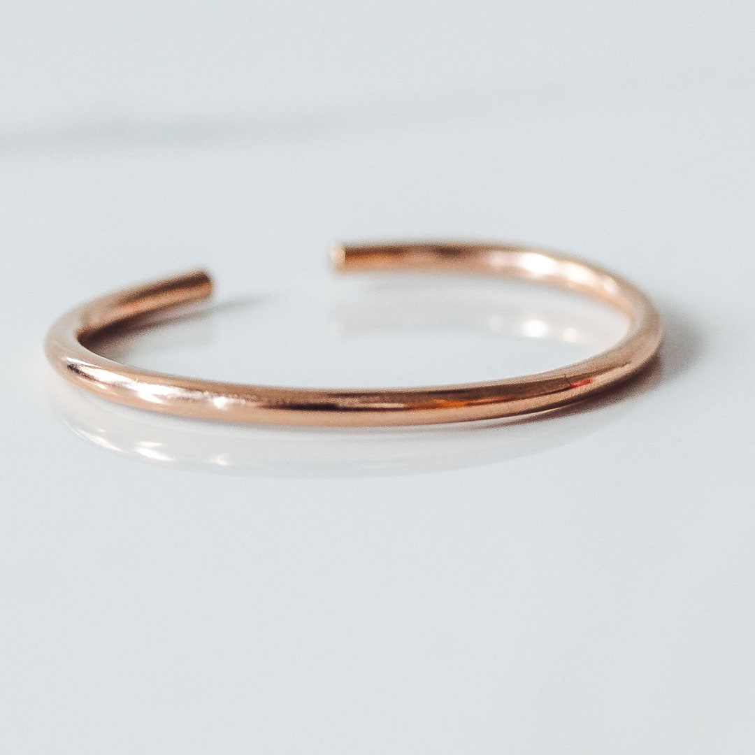 Rose Gold Baby Bracelet, Girl Bangle Bracelet Gold, Baby Bracelet Rose