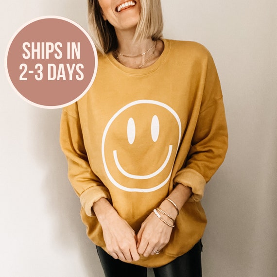 Oversized Crew Neck Sweatshirt - Etsy 