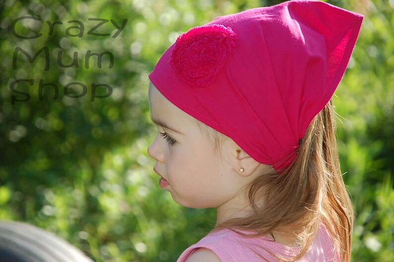 Child bandana baby girl bandana cotton headscarf newborn Etsy