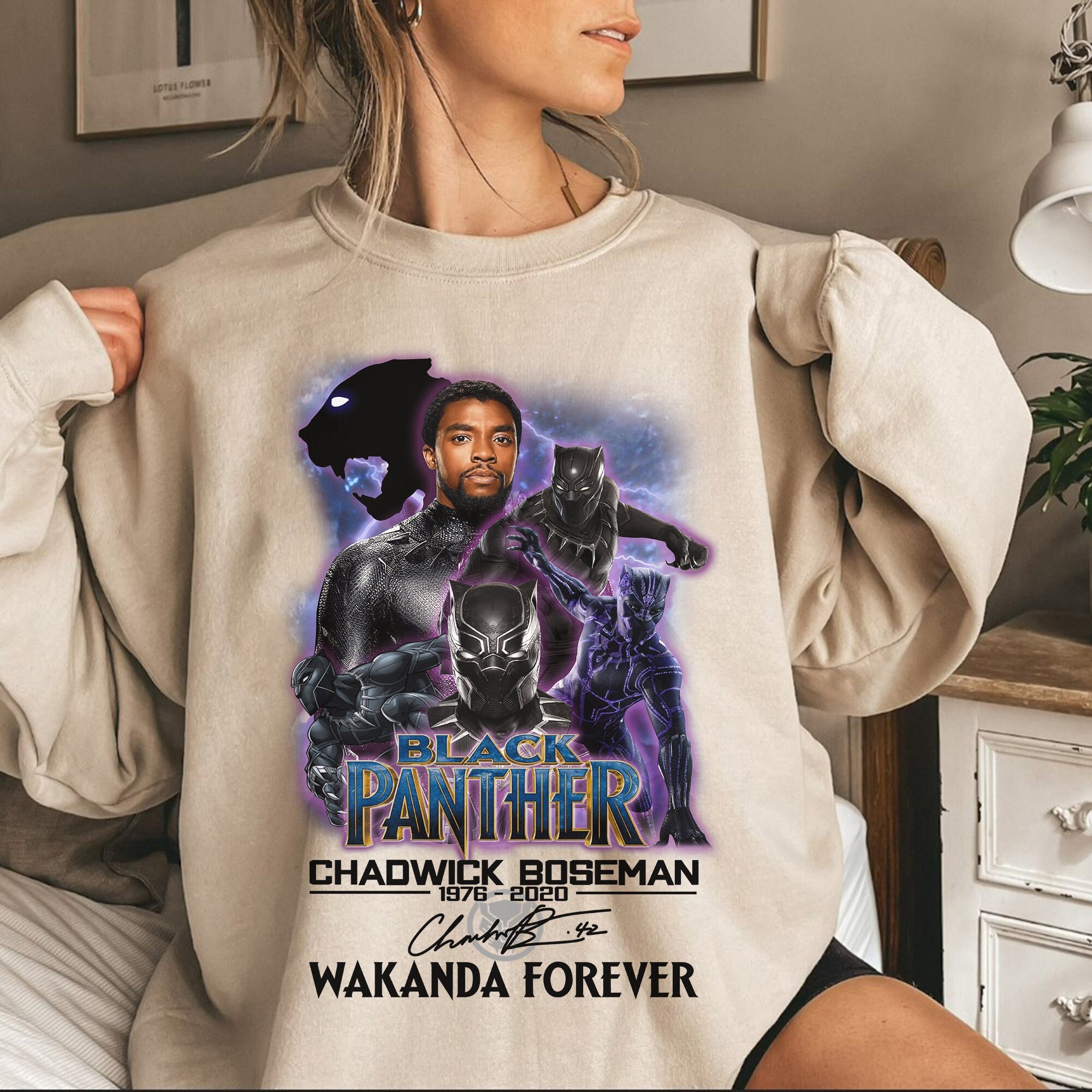 Discover Sudadera Wakanda Para Siempre Wakanda Forever Vintage Unisex