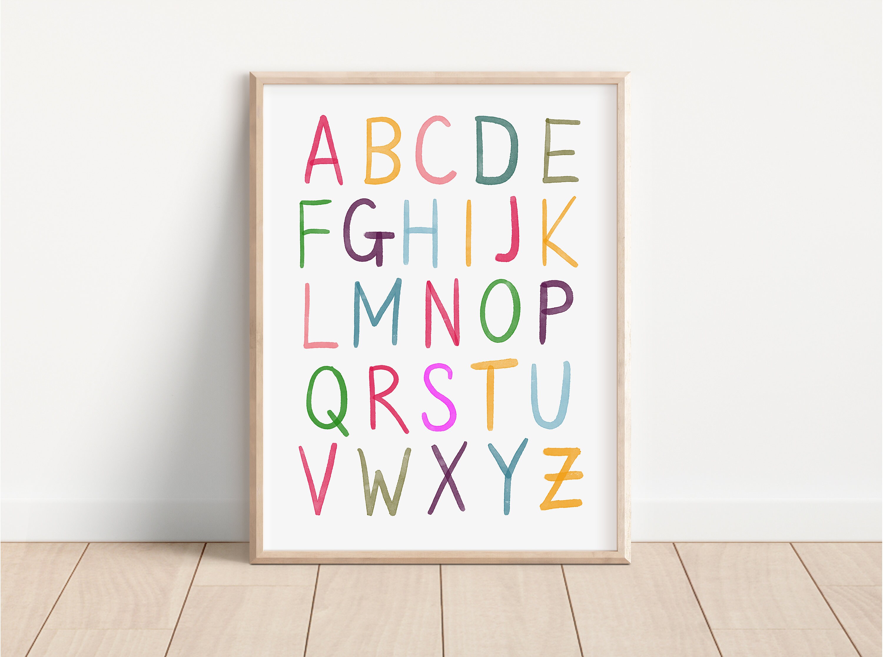 Alphabet Print for Kids ABC for Kids Rooms and Nurseries - Etsy