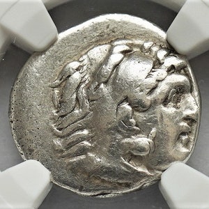 323-317 BC Ancient Macedonia under King Philip III Authenticated Silver Drachm Coin, Gifts for Men Authentic Greece Greek Silver Coins