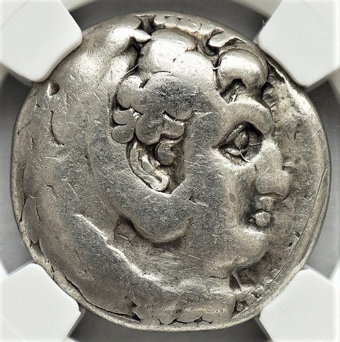 古代ギリシャ；マケドニア、フィリップIII世、AR.テトラドラクマ銀貨 紀元前323-317年 フィリップ3世統治下の古代マケドニア 認証済みテトラ