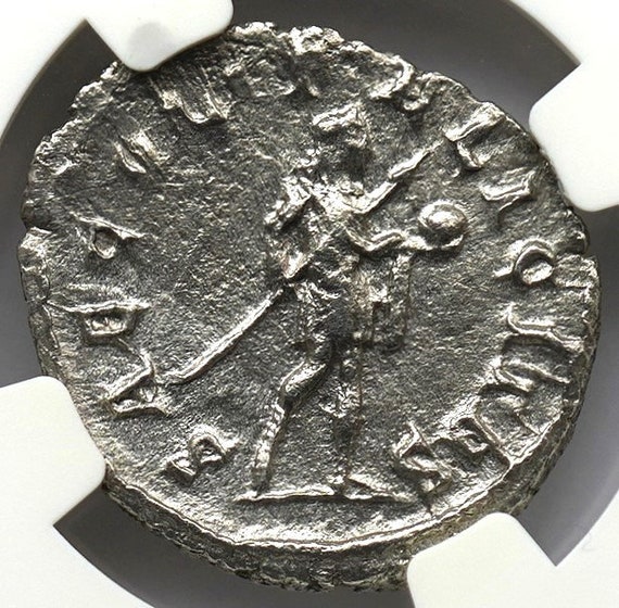 ローマ帝国 238-244 ゴルディアヌス3世 デナリウス貨 @182 ローマ帝国