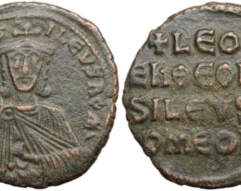 886-912 AD Byzantine Empire, Eastern Roman Empire, Medieval Antique Bronze Coin of the Middle Ages, Gift Gifts for Men and Women Rare Coins