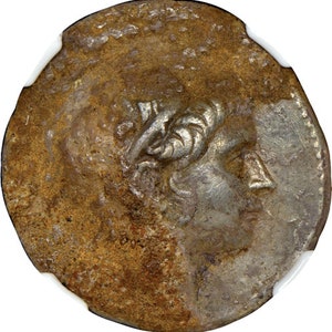 222-187 BC Ancient Seleucid Empire Antiochus III the Great Authentic Original Antique Silver Coin, Gift Gifts for Men Rare Coins
