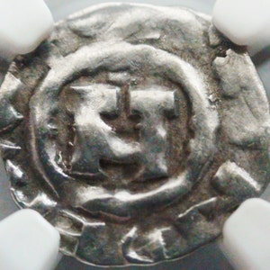 Medieval Europe 1035-1125 AD, King Henry III-V, Crusader Knights Templar Denier Silver Coin gift gifts for men coins