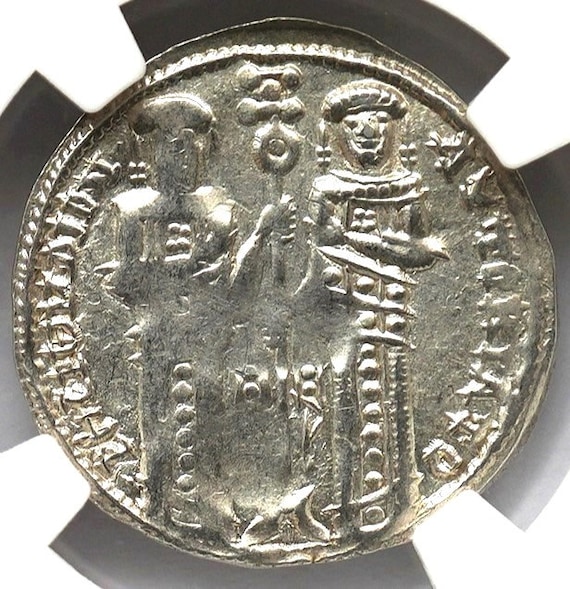 1294-1320 AD Medieval Byzantine Empire Antique Silver