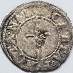 1543–1608 AD Medieval French Lorraine, Knights, Sword, Old Antique Silver Coin Gift Gifts for Men Authentic Rare Coins