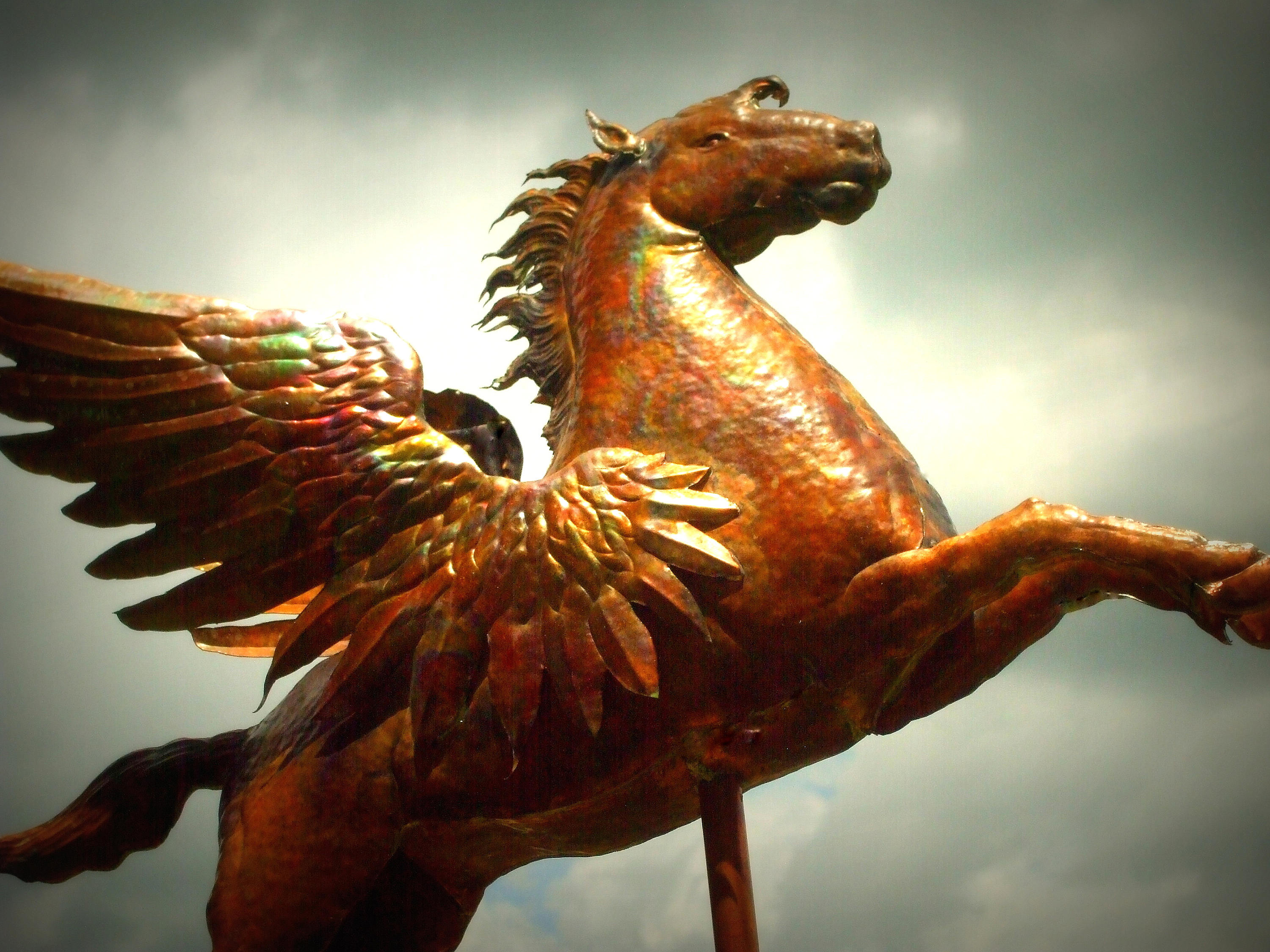 Pegasus Weathervane Original Copper Art Handmade Copper Etsy