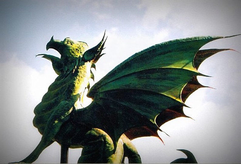 Gothic Dragon Weather Vane Custom Copper Weathervane for Home Etsy