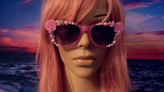 I'm Really A MERMAID Sunglasses Sun Glasses Shades Sunnies Wayfarers Aviators Im Beach Sea Ocean Nautical Pinup Pale purple A016