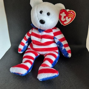 Beanie Baby Liberty Cabeza Blanca