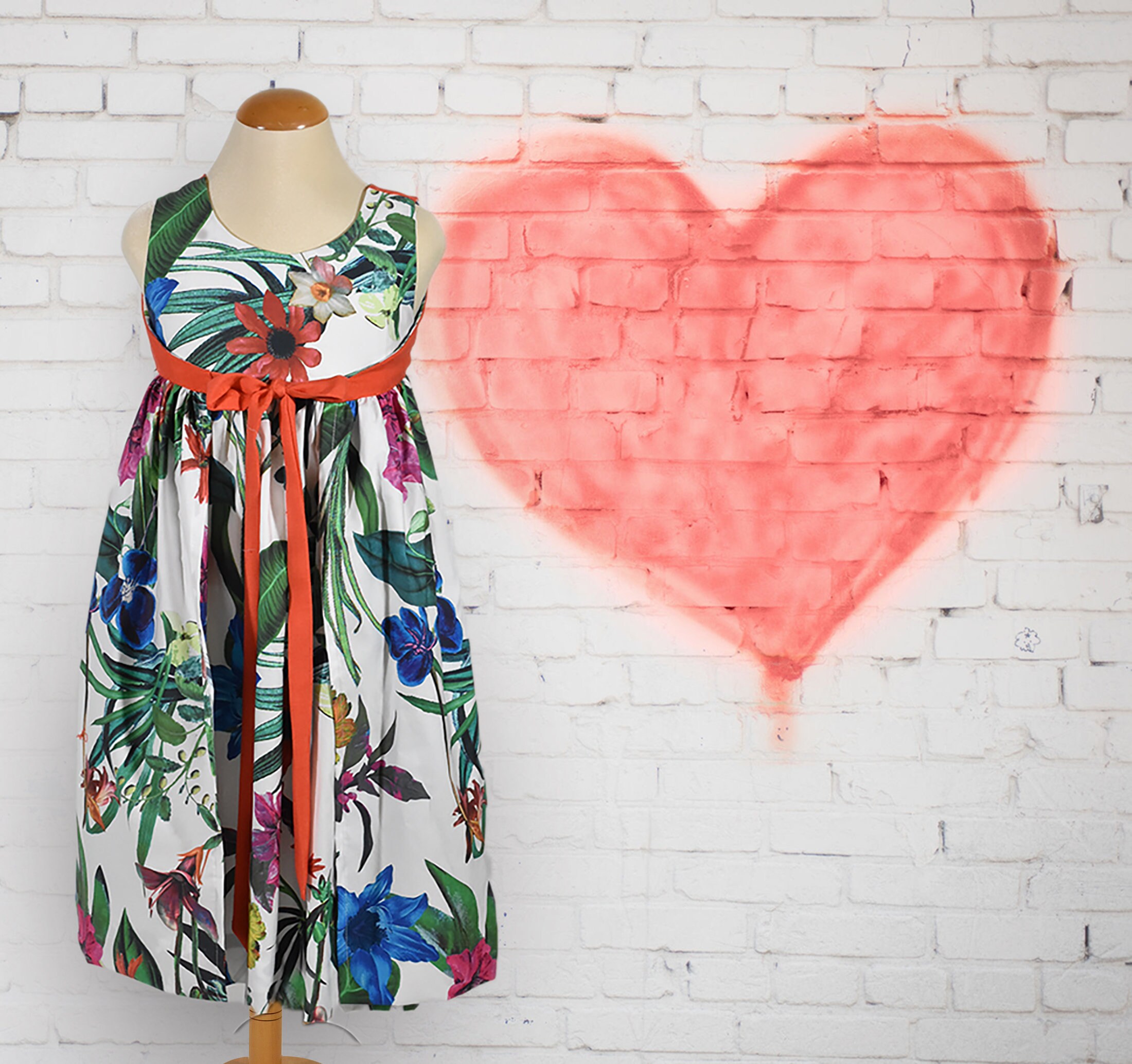 Elena Girls Wrap Around Dress Sewing Pattern-pdf Pattern-a0 Pattern ...