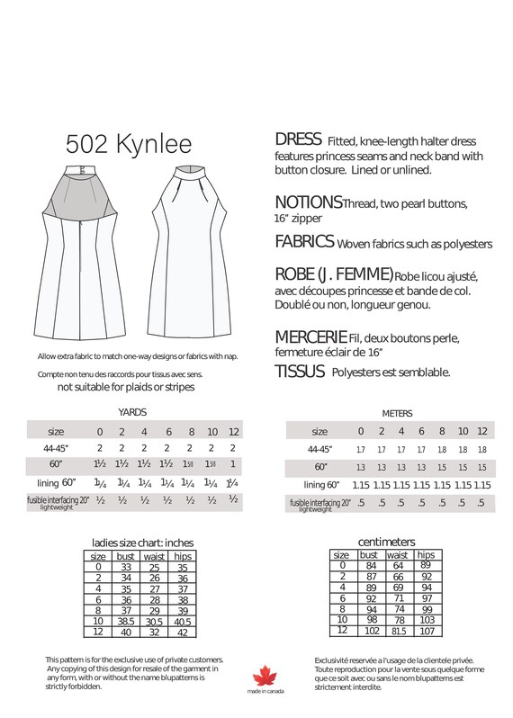 Kynlee Halter Dress Sewing Pattern-womens Dress PDF Pattern-printable Sewing  Pattern-a0 Pattern-projector File Pattern-wedding Guest Pattern - Etsy