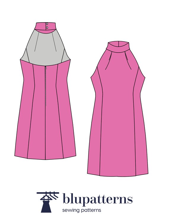 Kynlee Halter Dress Sewing Pattern-womens Dress PDF Pattern-printable Sewing Pattern-a0 Pattern-projector File Pattern-wedding Guest Pattern - Etsy Kynlee Halter Dress Sewing Pattern-womens Dress PDF Pattern-printable Sewing Pattern-a0 Pattern-projector File Pattern-wedding Guest Pattern - Etsy
