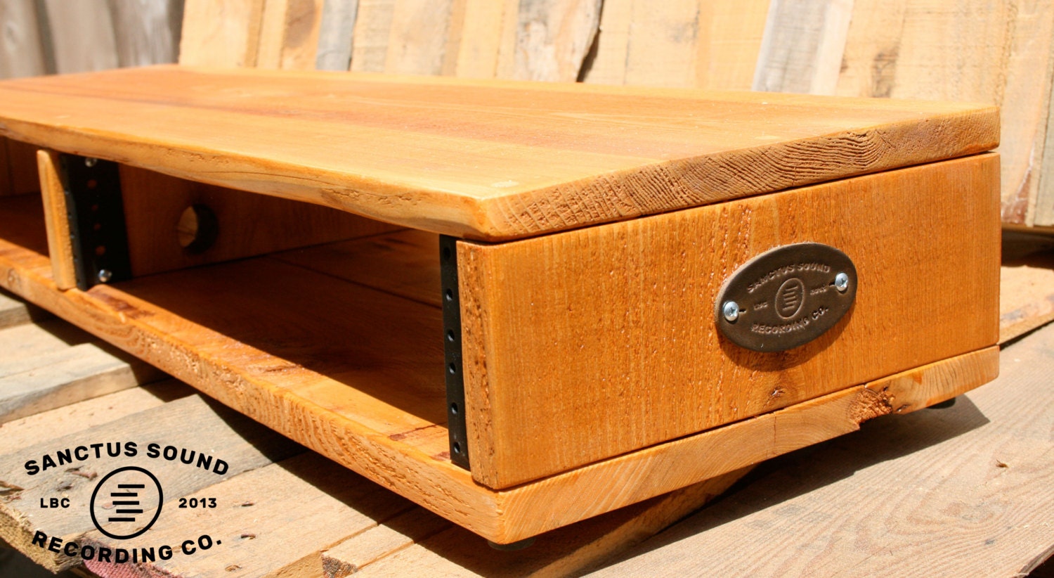 Cedar Side By Side Desktop Studio Rack