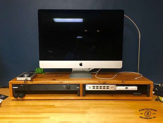 Cedar Side By Side Desktop Studio Rack Etsy
