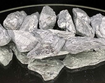 Silver Aura Quartz Points