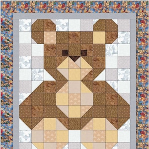 Baby Bear Quilt - Two Ways