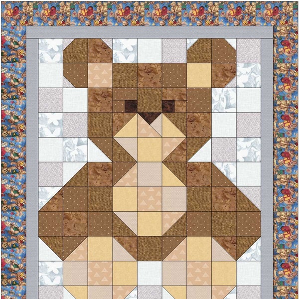 Baby Bear Quilt - Two Ways