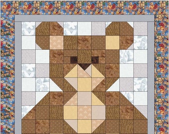 Baby Bear Quilt - Two Ways