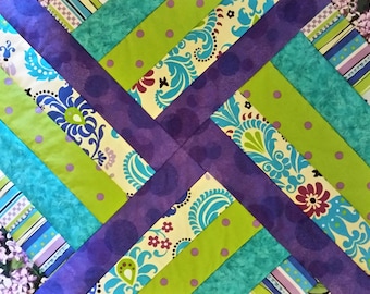 Kaleido-Strip Placemat or Quilt Pattern