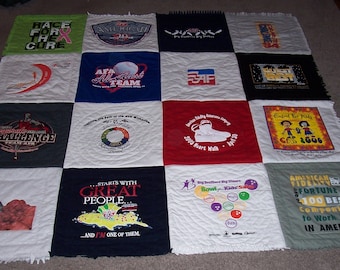 Easy T-Shirt Quilt Pattern