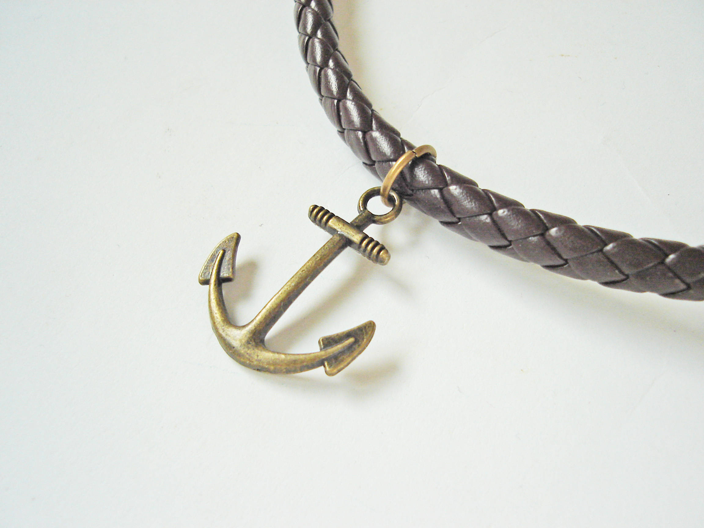 Anchor Men necklace Jewelry for man Men choker necklace Etsy