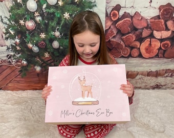 Large Wooden Christmas Eve Box, Xmas Eve Box, Night Before Christmas