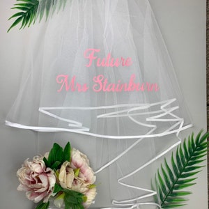 Hen Party, Hen party Veil, Bride To Be, Bride, Bride to be Veil, Veil, Hen Party, Hen Party, Bachelorette Party, Hen Do Veil image 9