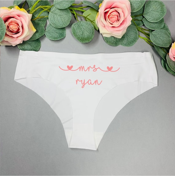 Personalised Knickers, Bride, Wedding, Wedding Knickers, Bridal