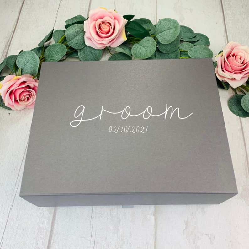Groom Box Groom Gift Gift for the Groom Wedding Box Etsy