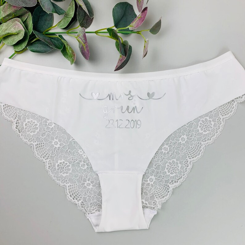 Personalised Knickers Bride Wedding Wedding Knickers Etsy