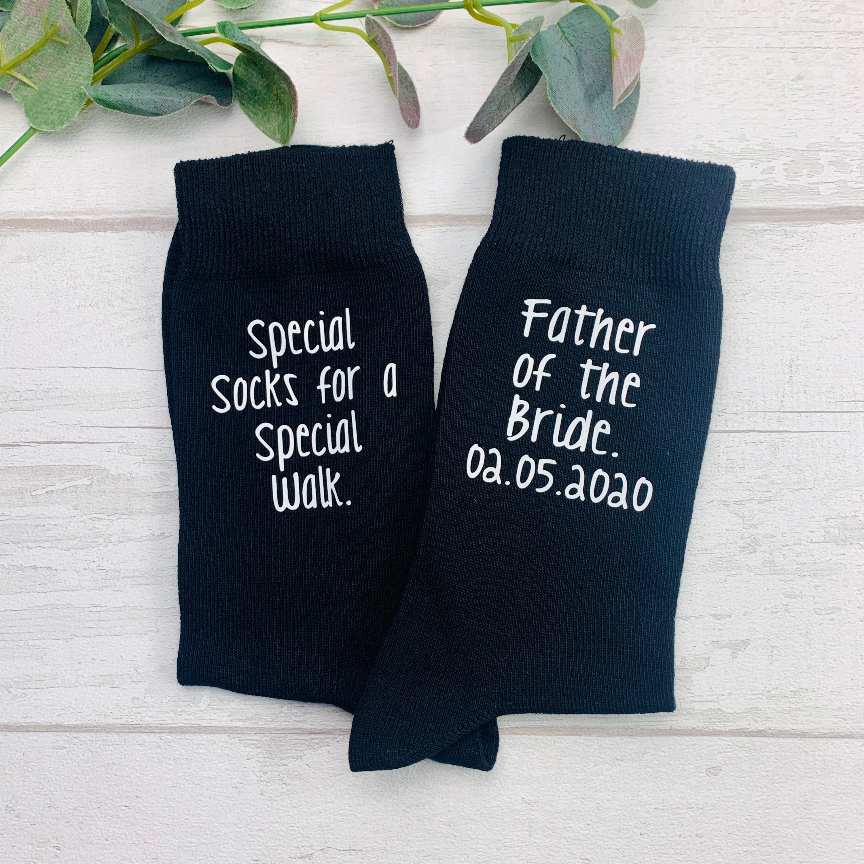 Father of the Bride Special Socks for A Special Walk - Etsy UK