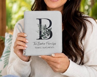 Personalised Travel Document Holder, Travel Wallet, Passport Holder