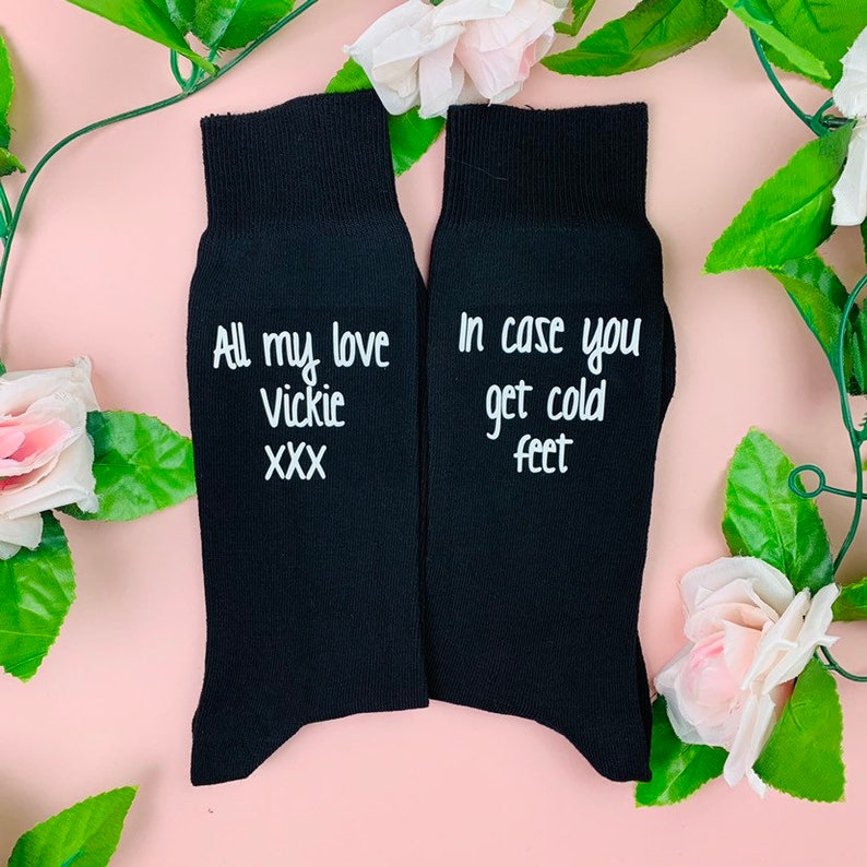 Wedding Socks Groom Gift Wedding Socks Wedding Etsy UK