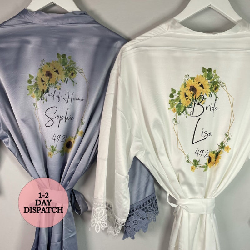 Cute Sunflower Women's Robe main image 1