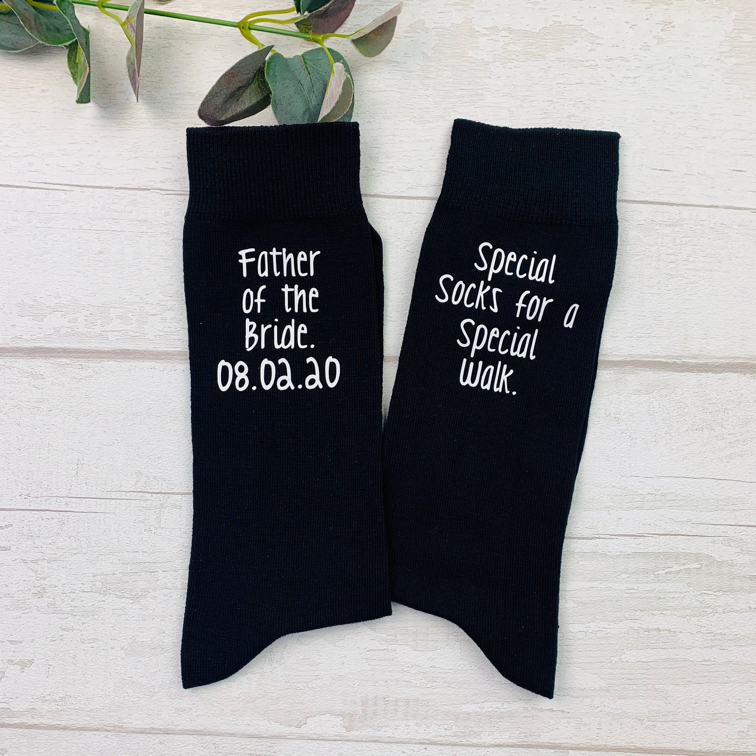 Father of the Bride Special Socks for A Special Walk - Etsy UK