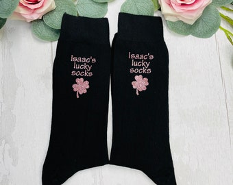 Good Luck Socks, Personalised Socks, Womans good luck gift, IVF, Exams, Good Luck,