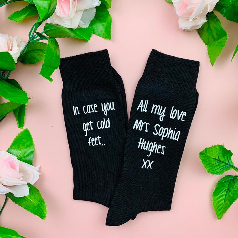 Wedding Socks Groom Gift Wedding Socks Wedding Etsy UK