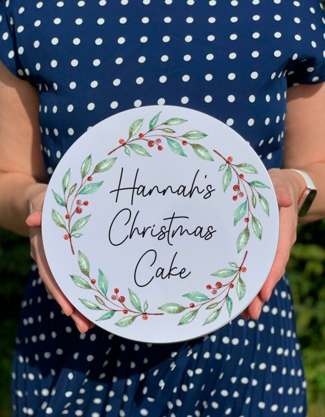 Personalised Cake Tin Etsy